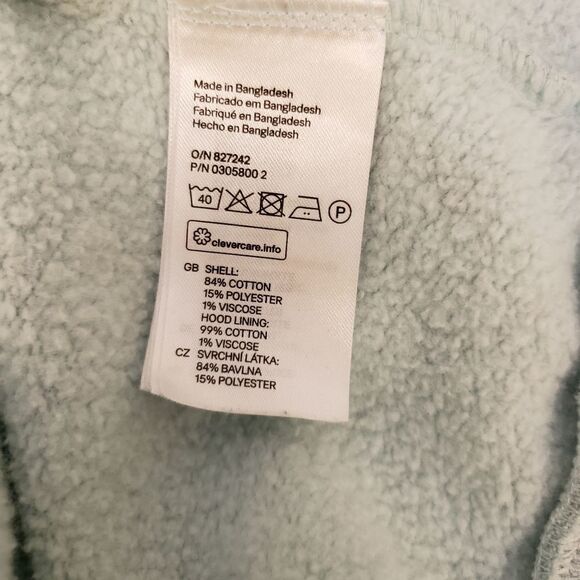 Divided H&M Seafoam/gray hoodie size Med Pre-owned - Picture 3 of 4